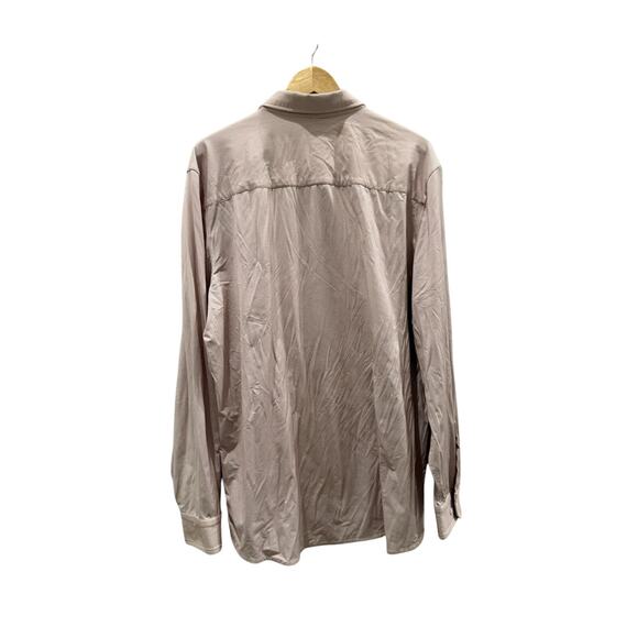 Rhone Men’s Red & White Dress Shirt Size XXL Classic Fit Fine Italian Fabric - Picture 3 of 5